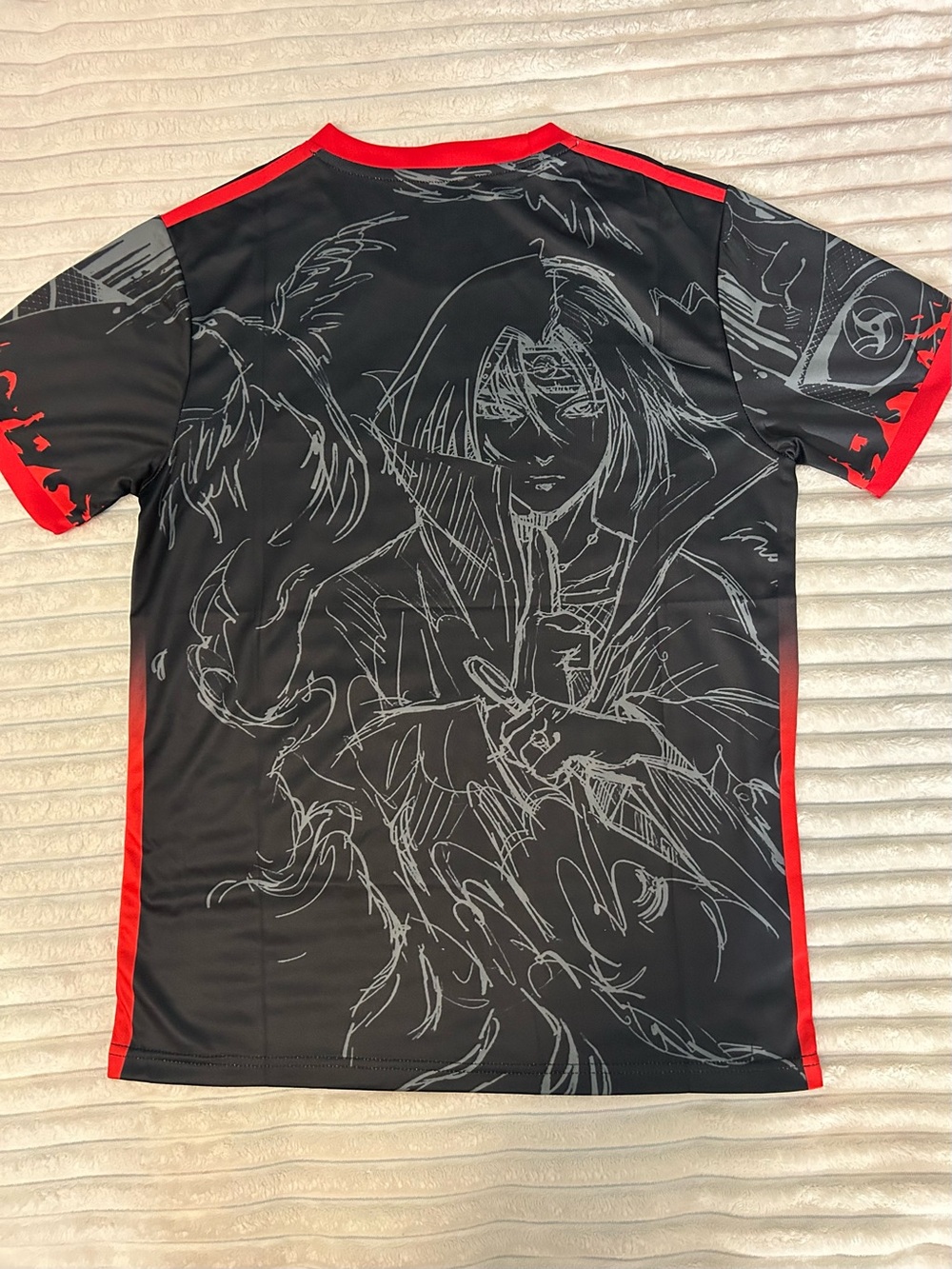adidas Black & Red Japan JFA Graphic Soccer Jersey - Picture 2 of 2